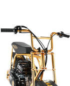 Oryxearth Golden Version 99CC 4-Stroke Kids Mini Bike Speed Up 24 Mph Weight Support UP to 185 LBS