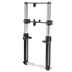 Oryxearth Mini-Fahrrad-Vordergabelaufhängung, Universal-Mini-Dirt-Bike-Aufhängungsset, Pit-Bike-Stoßdämpfergabeln, Rahmen-Upgrades für Dirt-Bike, Motorrad, Minibike, Schwarz 