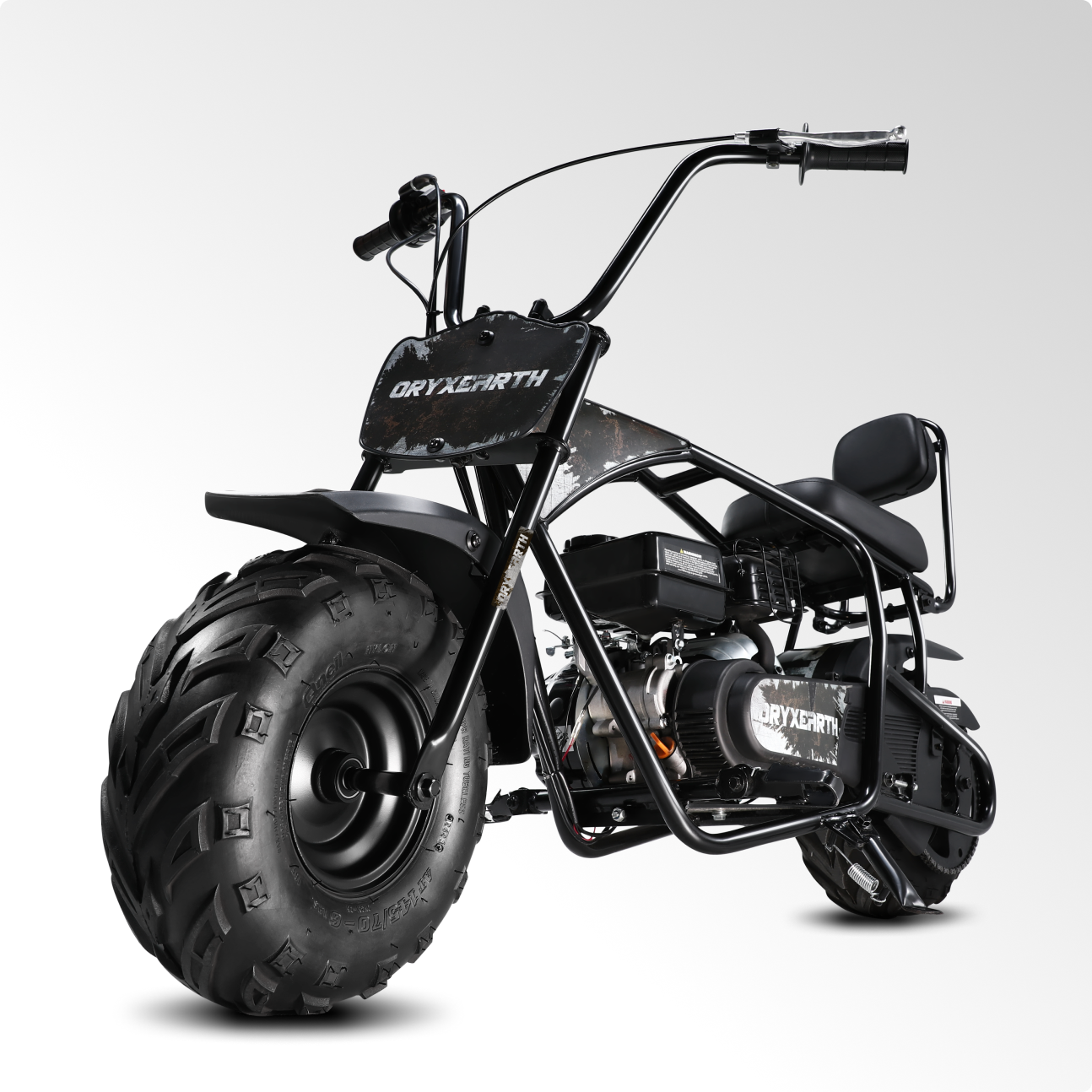Oryxearth Moto BRM100-4 99cc Off-Road Gas Mini Bike for Adults & Teens — Up to 220 lbs Oryxearth Moto BRM100-4 99cc Off-Road Gas Mini Bike for Adults & Teens — Up to 220 lbs
