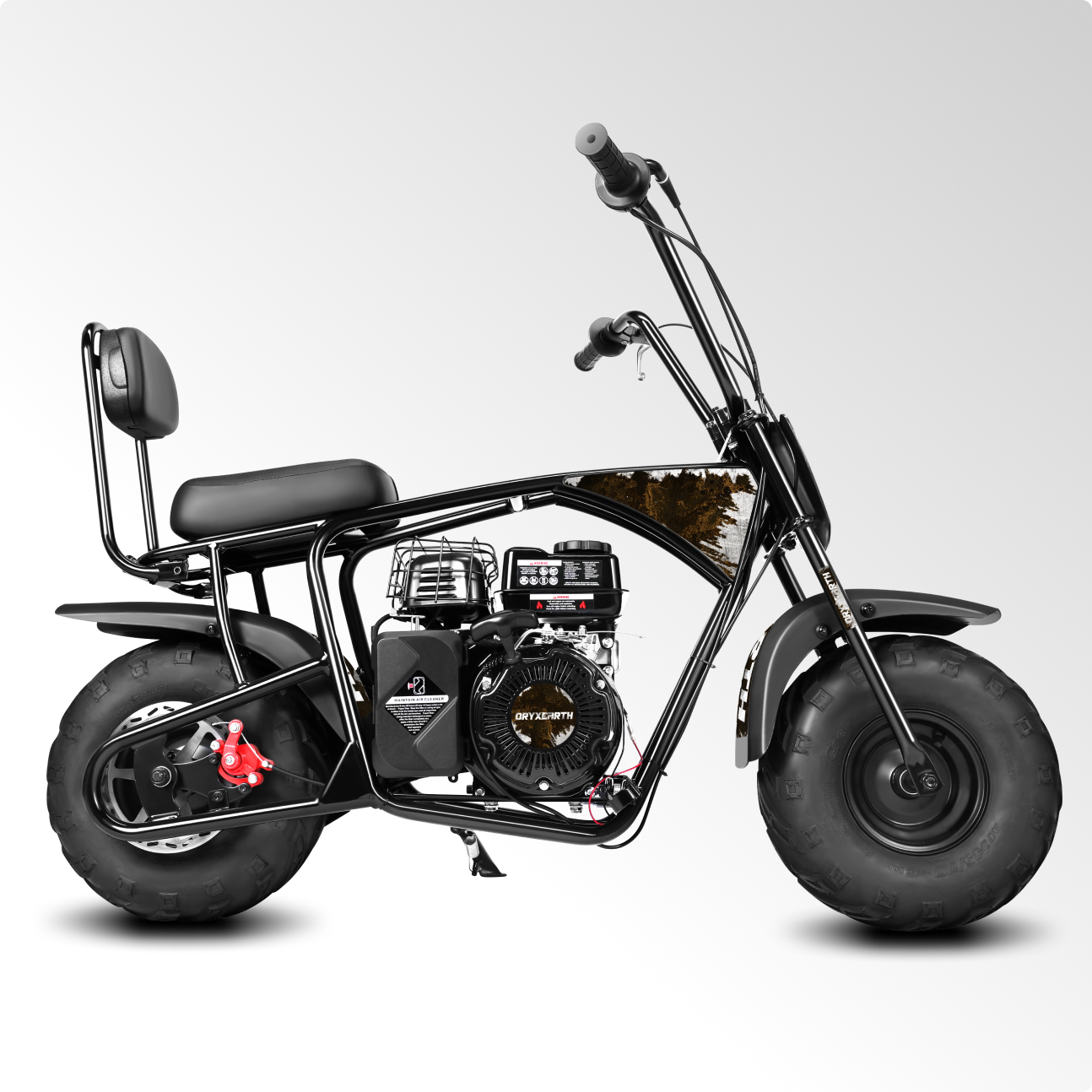 Oryxearth 99CC Mini-Dirtbike mit Benzinantrieb – bis zu 24 MPH, 185 Pfund Tragkraft