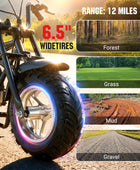 Oryxearth 37.7CC Mini Dirt Bike, 4-Stroke Gas Power 16 mph Bike,Off Road for Teens, Pull Start