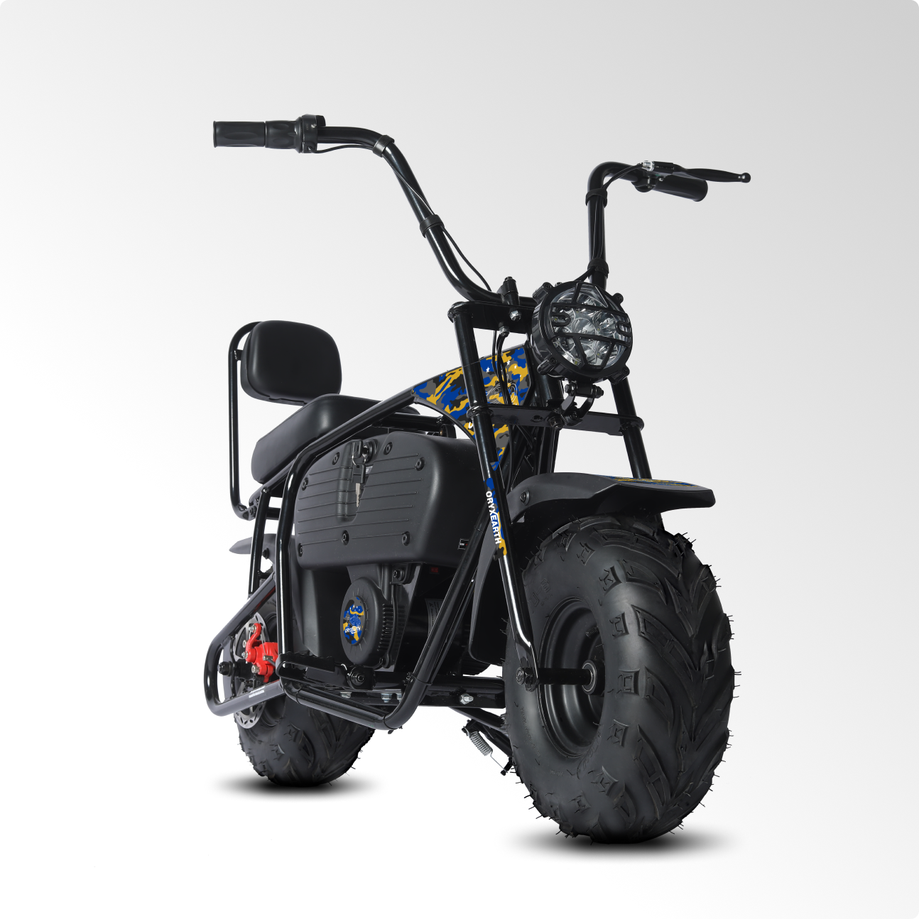 Oryxearth 子供用電動ダートバイク ヘッドライトとポータブルバッグ付き