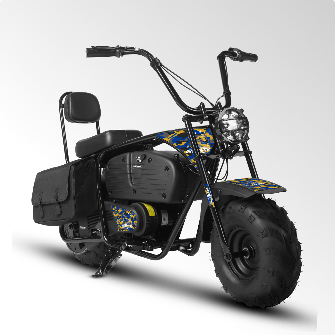 Oryxearth 子供用電動ダートバイク ヘッドライトとポータブルバッグ付き