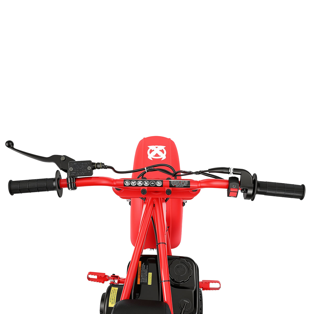 Oryxearth BRM200-1 196cc Gas Mini Bike, 35 MPH 4-Stroke Mini Dirt Bike, Off-Road Pit Bike for Adults & Teens, 220 lbs Max Load