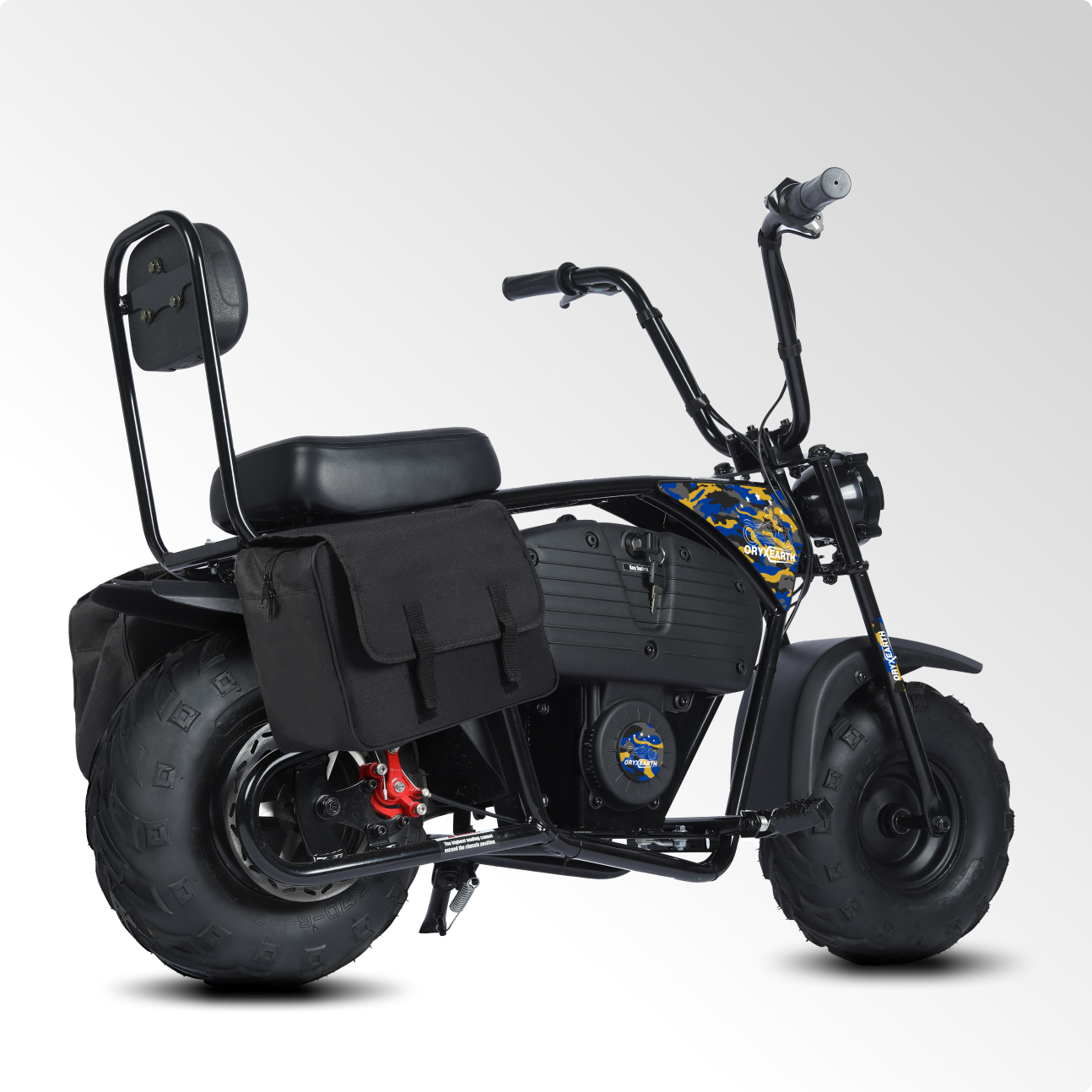 Oryxearth 子供用電動ダートバイク ヘッドライトとポータブルバッグ付き