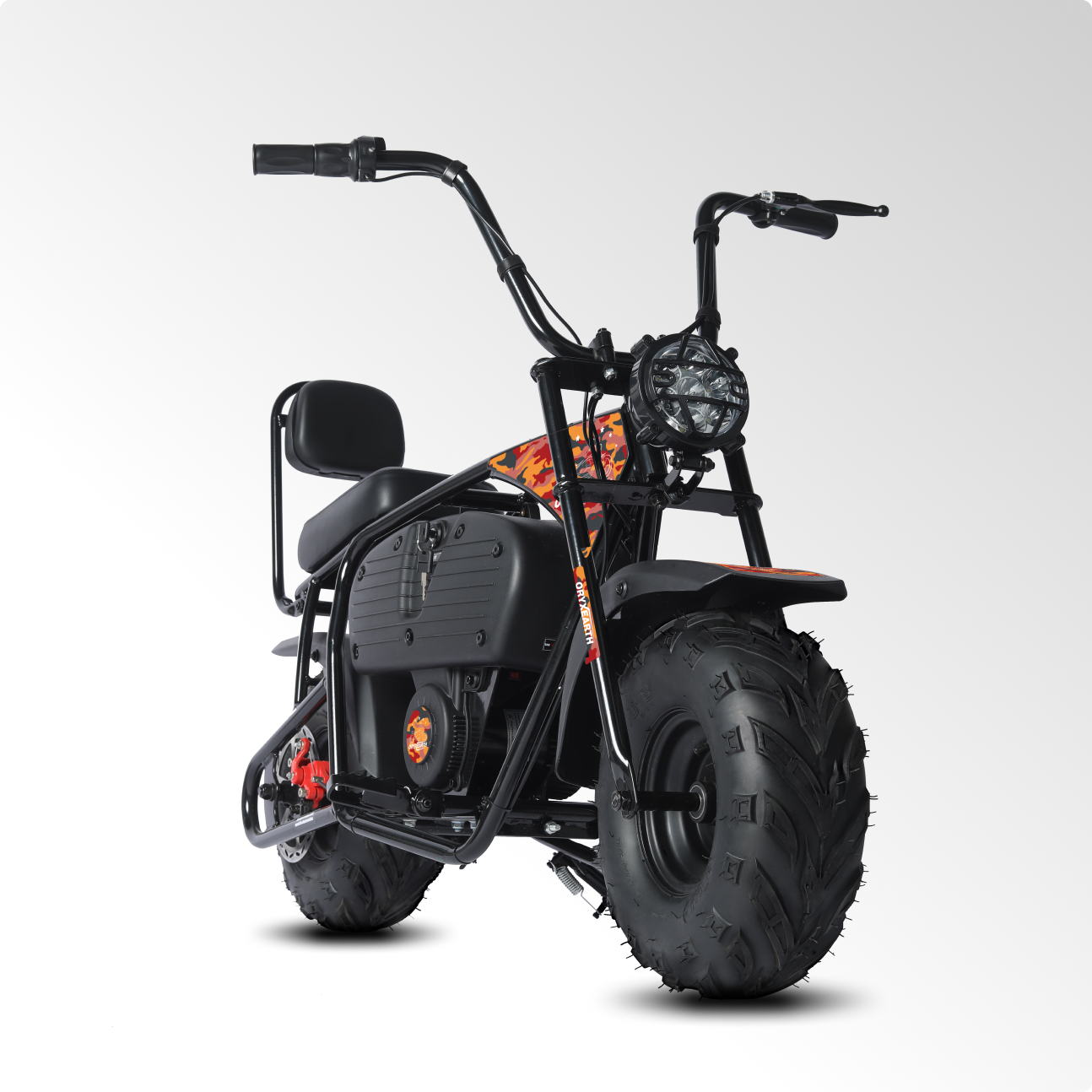 Oryxearth 子供用電動ダートバイク ヘッドライトとポータブルバッグ付き