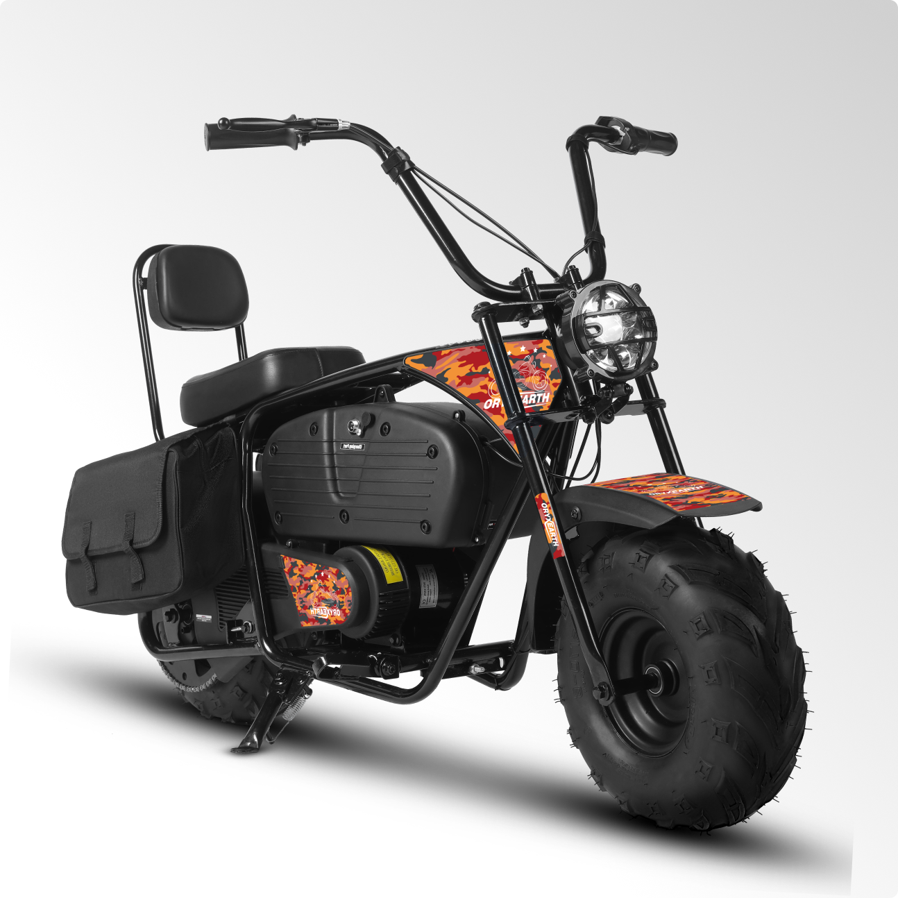 Oryxearth 子供用電動ダートバイク ヘッドライトとポータブルバッグ付き