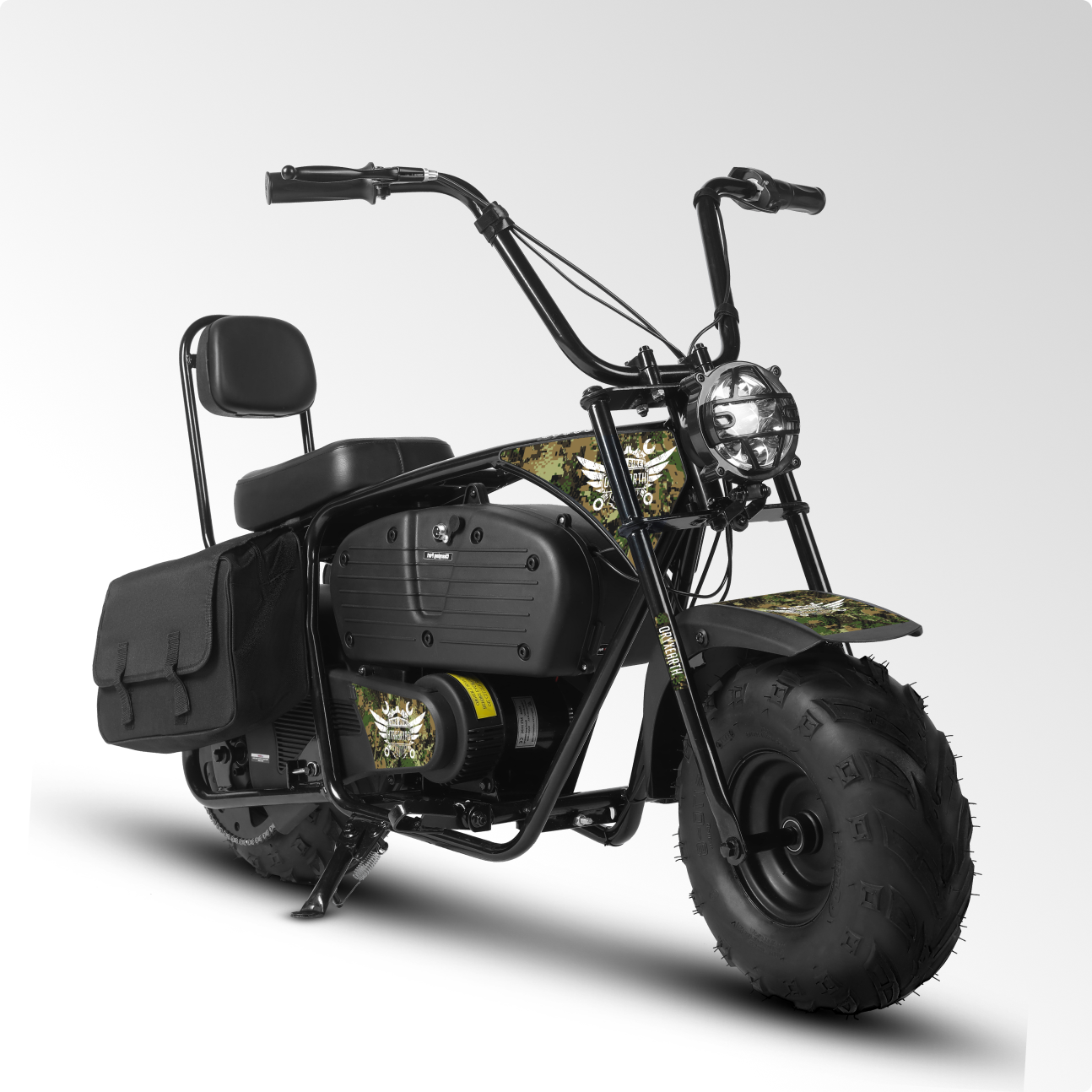 Oryxearth 子供用電動ダートバイク ヘッドライトとポータブルバッグ付き