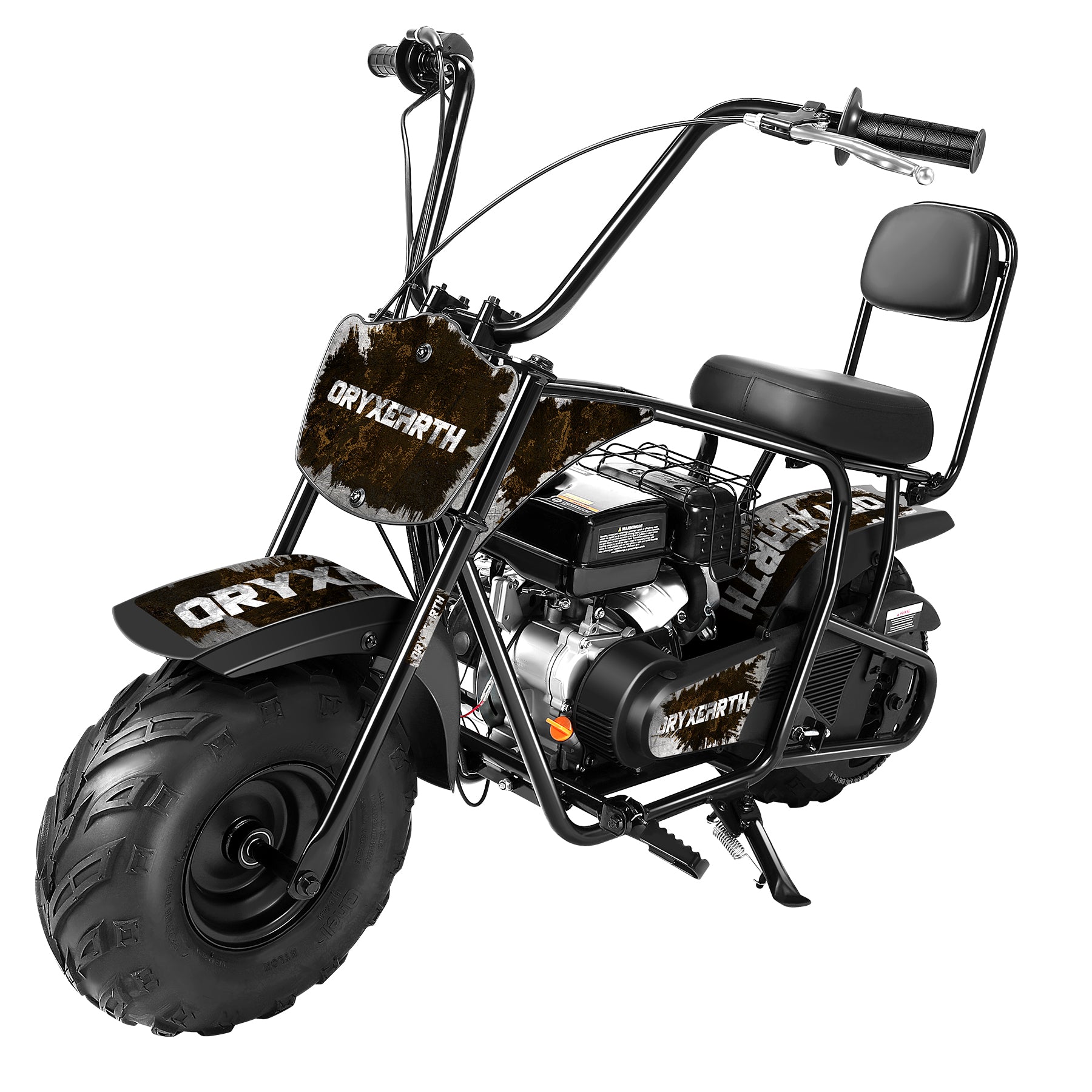 Oryxearth Moto BRM100-4 99cc Off-Road Gas Mini Bike for Adults & Teens — Up to 220 lbs