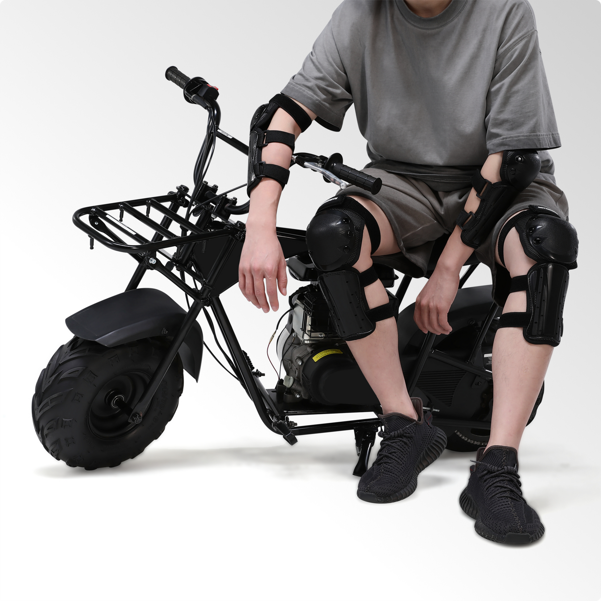 Oryxearth Kid Knee Pads Elbow Pads, Protective Gear Set for Motorcycle Cycling Mountain Biking 4PCS