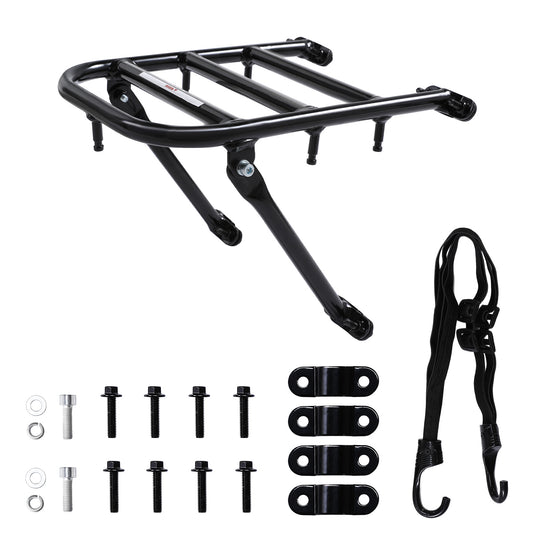 Oryxearth Mini Bike Front Luggage Rack Carrier, Motorcycle Carrier Shelf Bracket for Coleman RB100 FRP GMB100 Realtree RT100