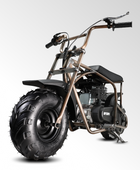BRM100P-1 Gas Mini Bike-Rust Brown,Up to 28 MPH