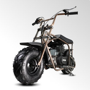 BRM100P-1 Gas Mini Bike-Rust Brown,Up to 28 MPH