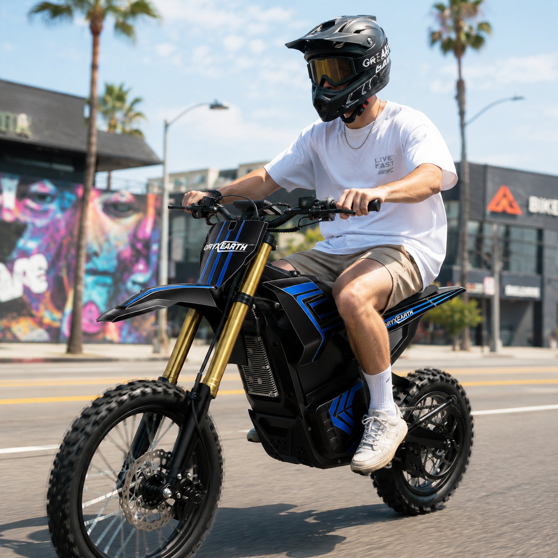Oryxearth VRME1000-6 Lightweight Off-Road Electric Dirt Bike For Teens & Adults