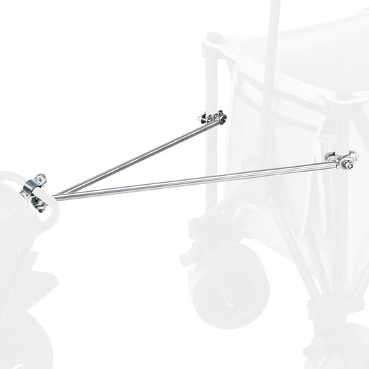 Oryxearth Mini Adjustable Tow Bar, Small Bucket Cart Pull Rod, Wagon Pull Rod for Camping Garden Cleanup