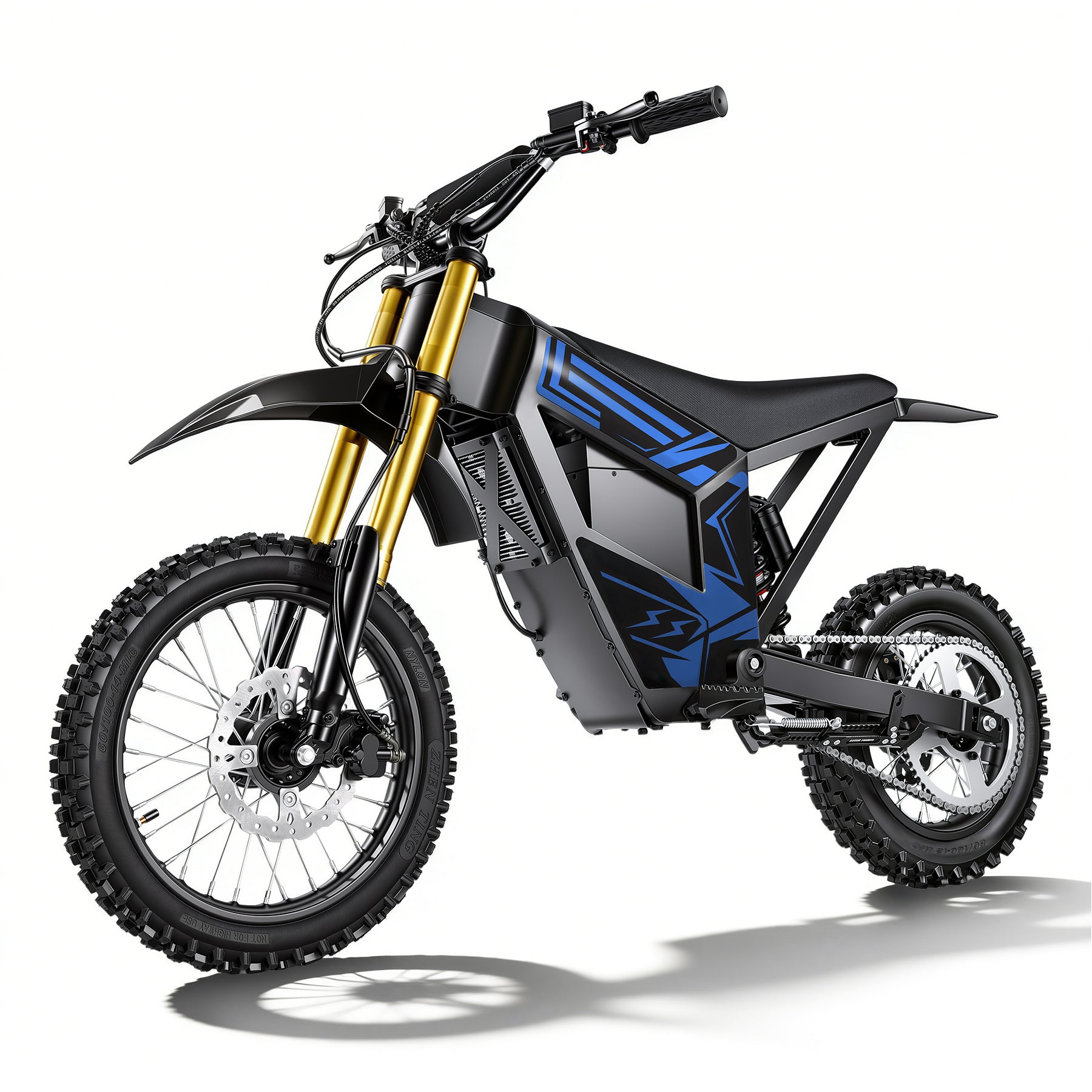 【WMT】Oryxearth 2500W Electric Dirt Bike, 34 Mph Off-Road Electric-Motorcycle with Hydraulic Brakes and 48V 20AH Removable Battery