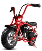 Oryxearth 37.7CC 4-Stroke Mini Bike, Gas Powered Dirt Off Road Trail, up to 15.5 Mph, Red