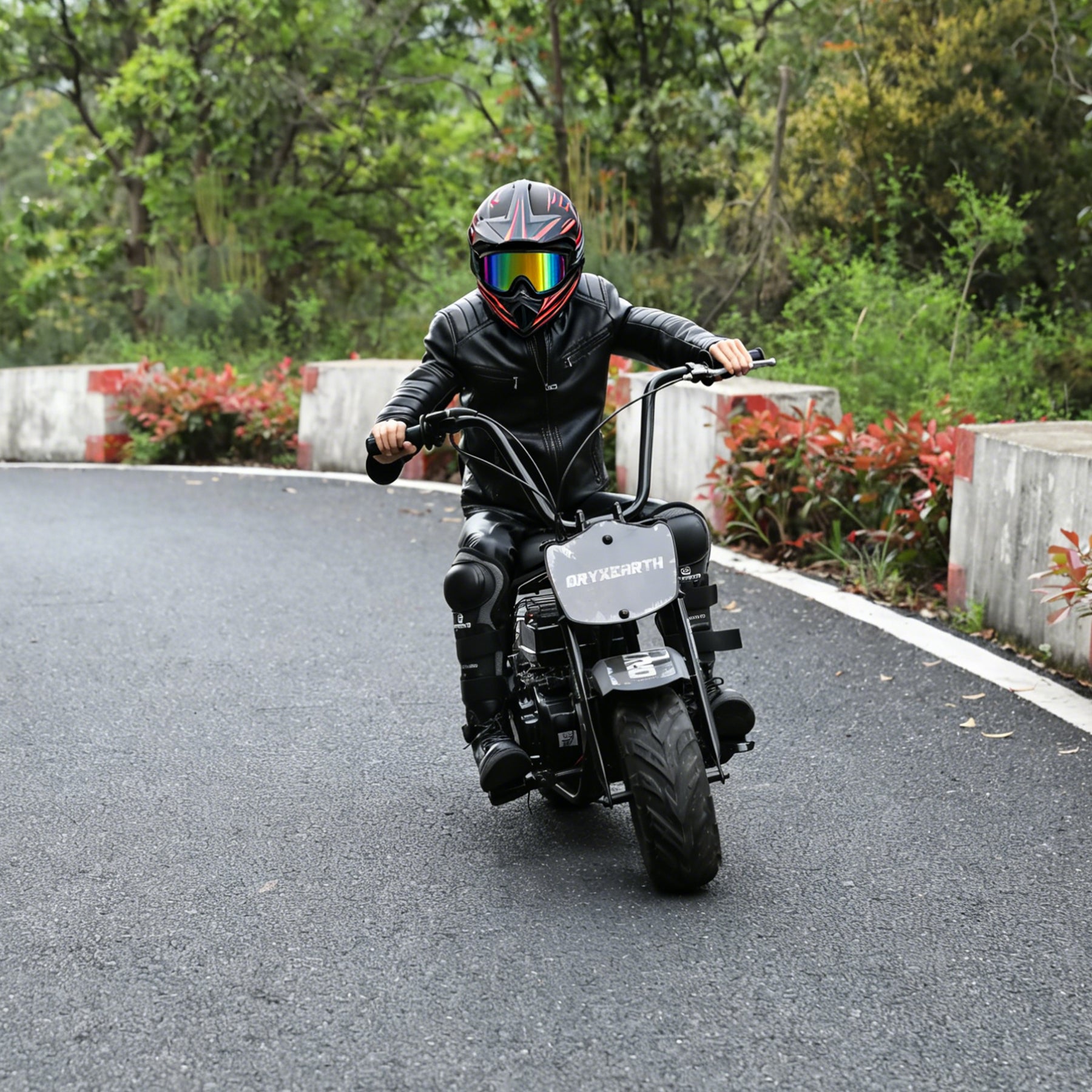 Oryxearth Moto BRM100-4  99cc Off-Road Gas Mini Bike for Adults & Teens — Up to 220 lbs