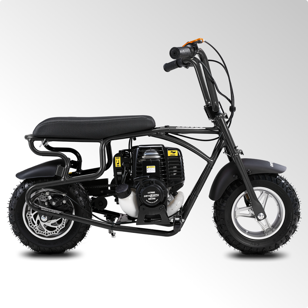 Oryxearth 37.7CC Mini Dirt Bike, 4-Stroke Gas Power 16 mph Bike,Off Road for Teens, Pull Start