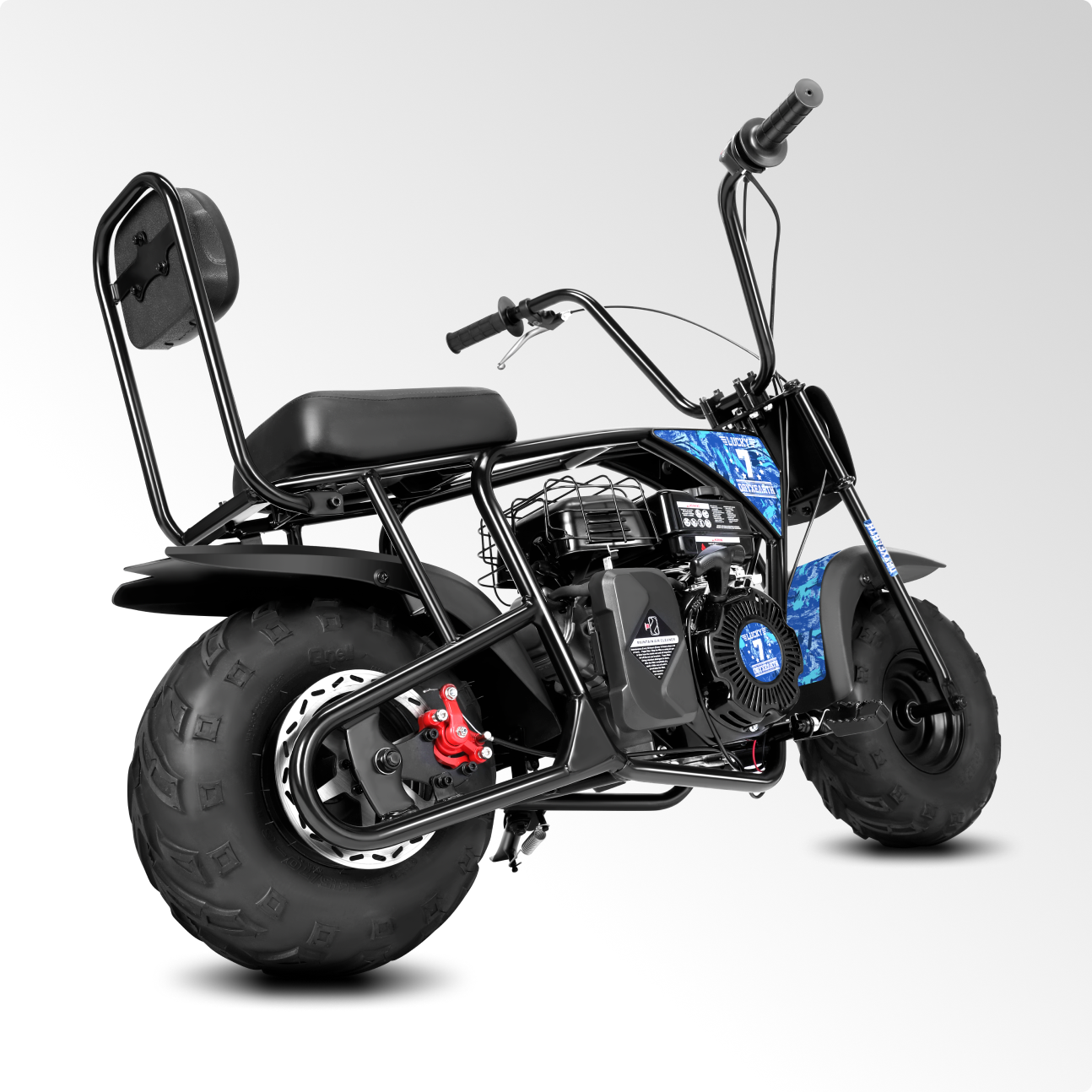 Oryxearth 99CC Mini-Dirtbike mit Benzinantrieb – bis zu 24 MPH, 185 Pfund Tragkraft