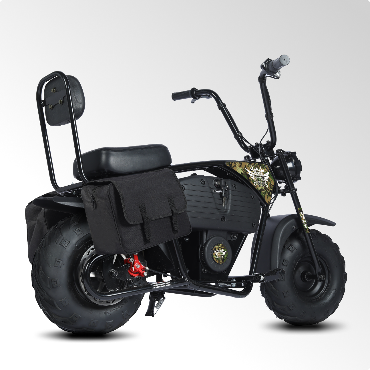 Oryxearth Electric Dirt Bike for Kids with Headlight and Portable Bag
