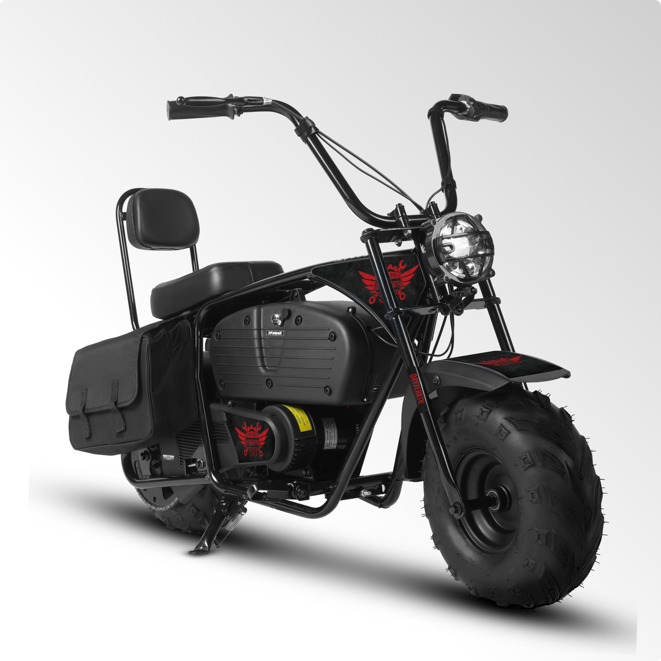 Oryxearth 子供用電動ダートバイク ヘッドライトとポータブルバッグ付き