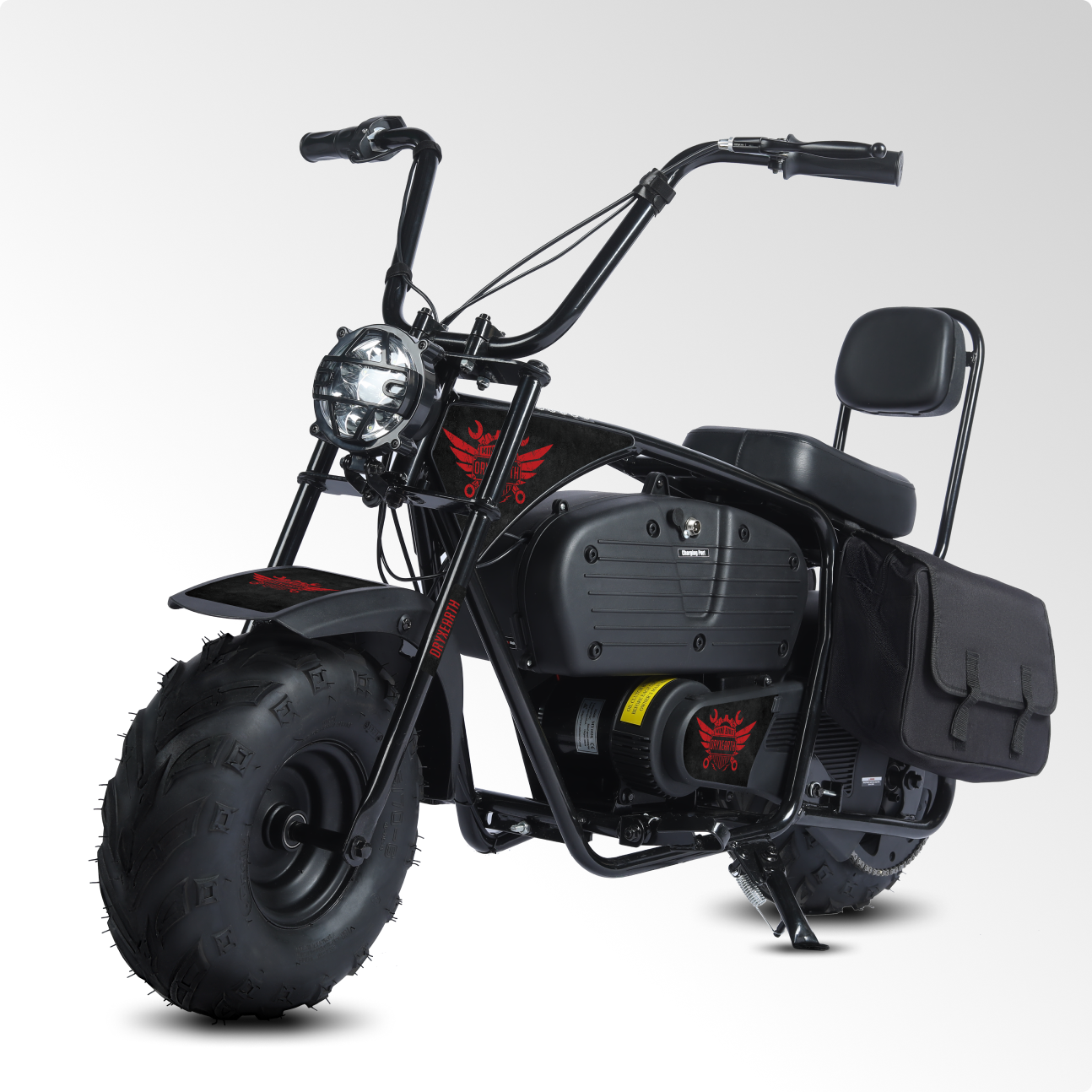 Oryxearth Electric Dirt Bike for Kids with Headlight and Portable Bag