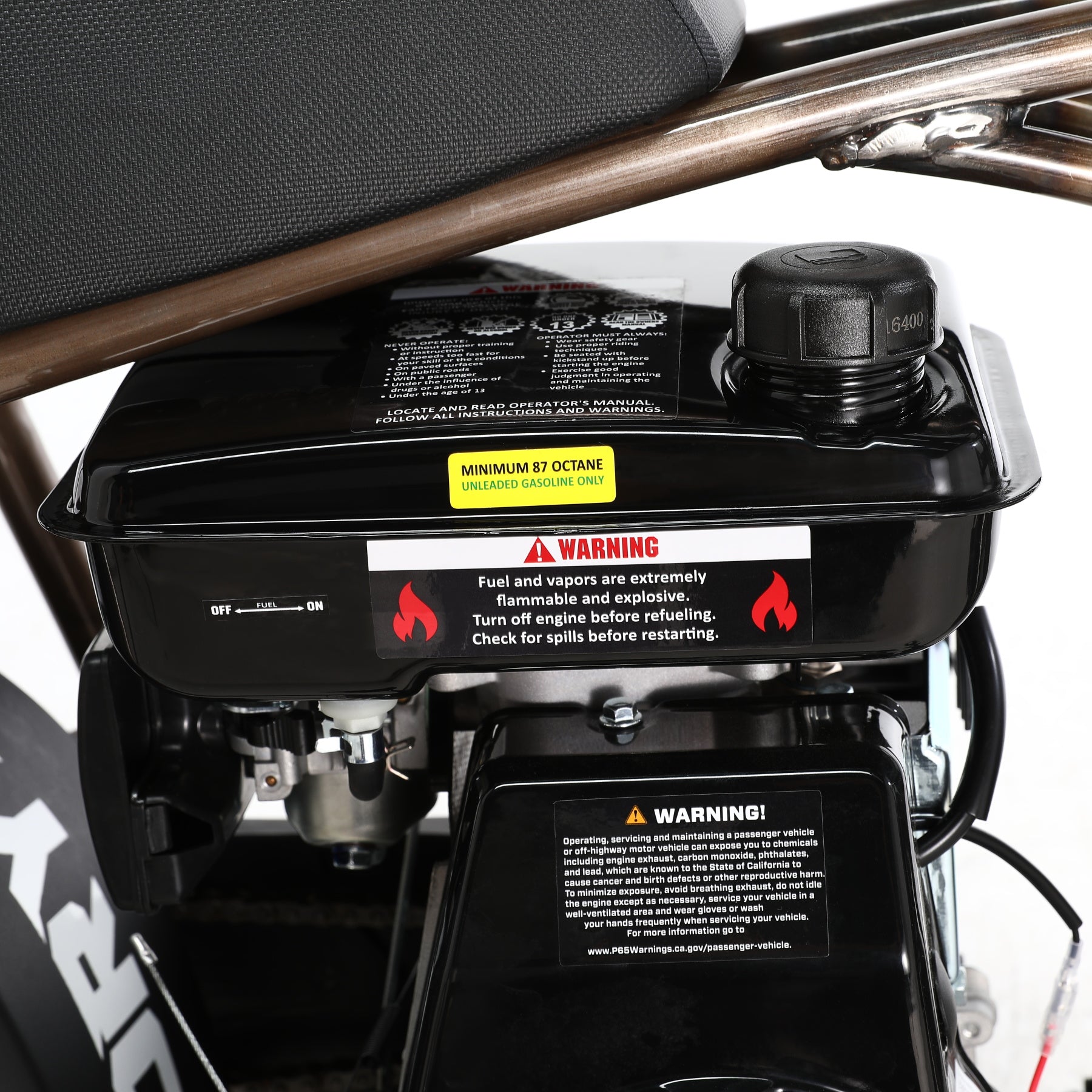 Oryxearth 105CC 4-Stroke Retro Style Mini Dirt Bike