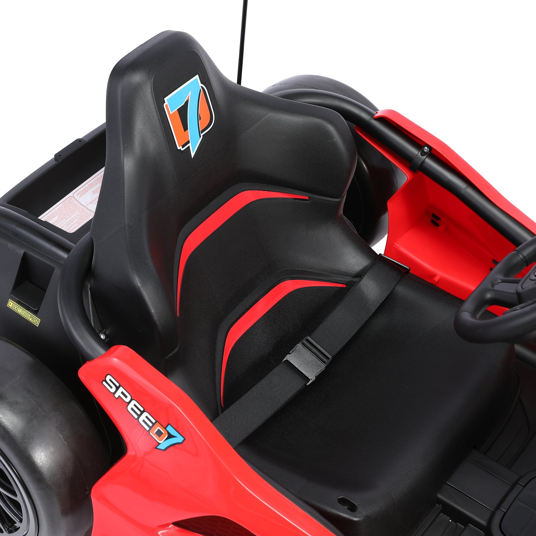 Go-Kart Pedal Go-Kart 12V Kinderfahrzeug 3-5km/h Sportwagenstruktur