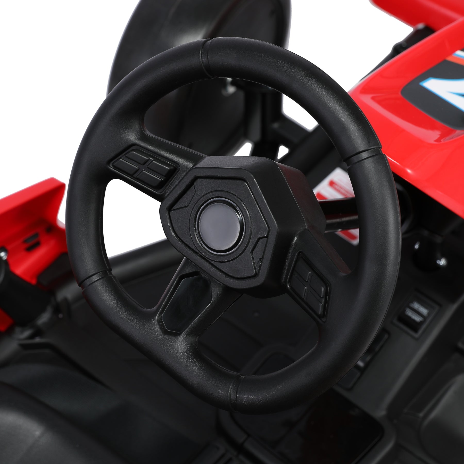 Go-Kart Pedal Go-Kart 12V Kinderfahrzeug 3-5km/h Sportwagenstruktur