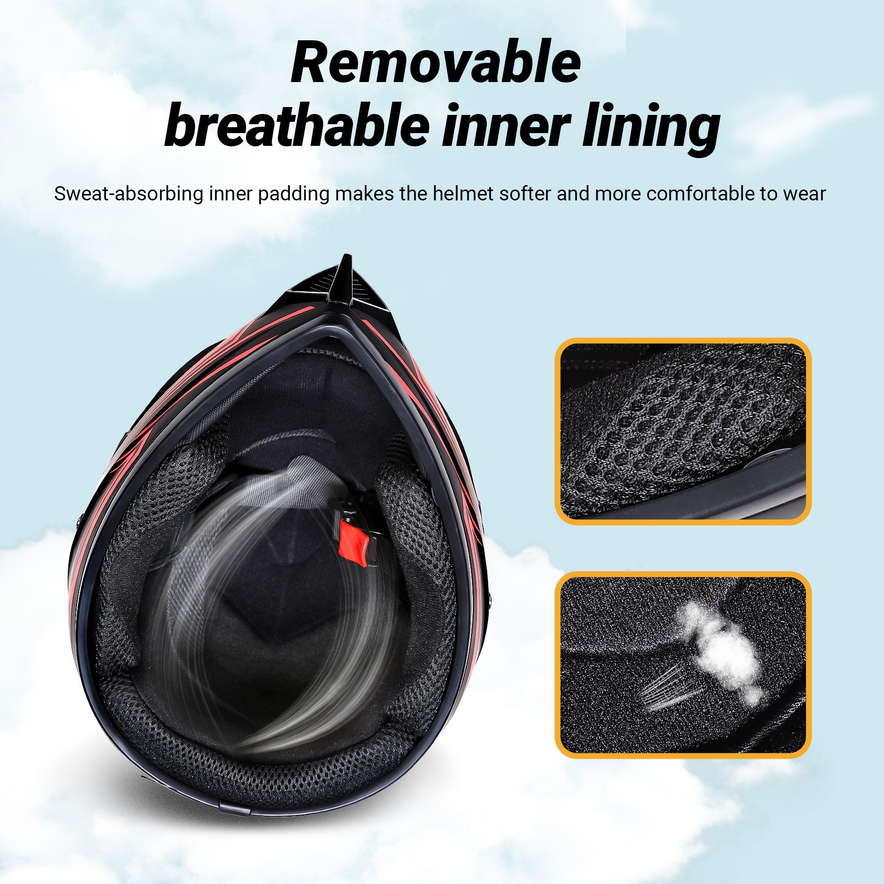 【WMT】Oryxearth Motocross Dirt Bike Helmet, Off-Road Motorcycle & ATV Helmet with Goggles Gloves