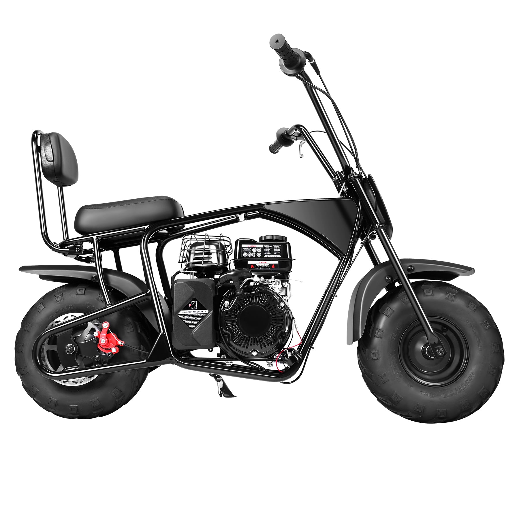 Oryxearth BRM100-4 99CC Off-Road Gas Mini Bike for Adults & Teens, Limited Edition Gold, Supports Up to 220 lbs