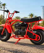 Oryxearth BRM200-1 196cc Gas Mini Bike, 35 MPH 4-Stroke Mini Dirt Bike, Off-Road Pit Bike for Adults & Teens, 220 lbs Max Load
