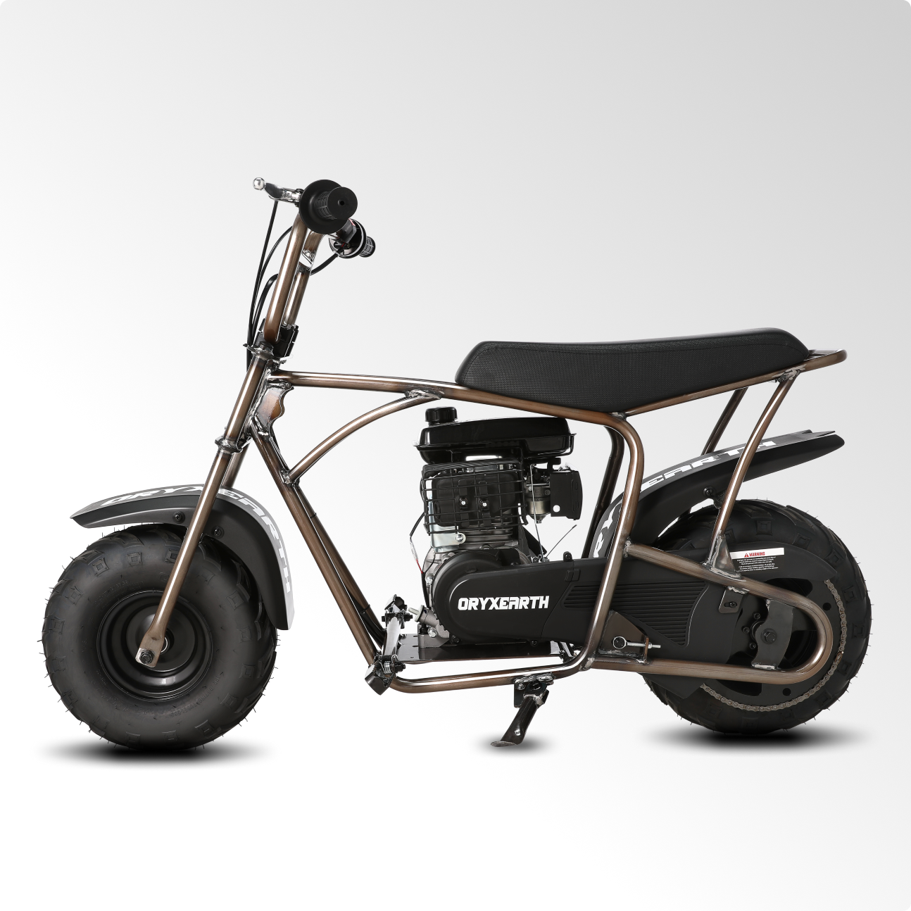 BRM100P-1 Gas Mini Bike-Rust Brown,Up to 28 MPH