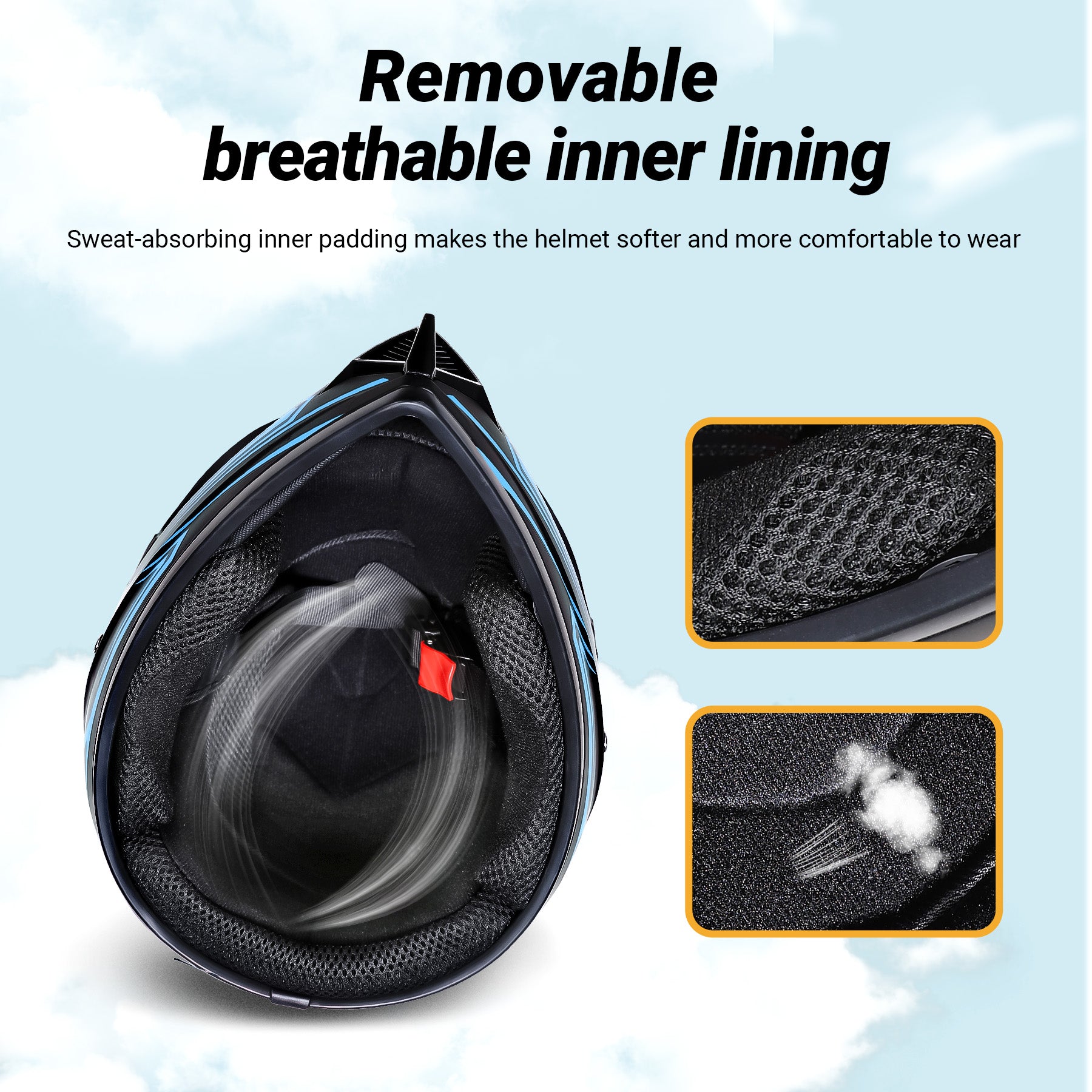 【WMT】Oryxearth Motocross Dirt Bike Helmet, Off-Road Motorcycle & ATV Helmet with Goggles Gloves