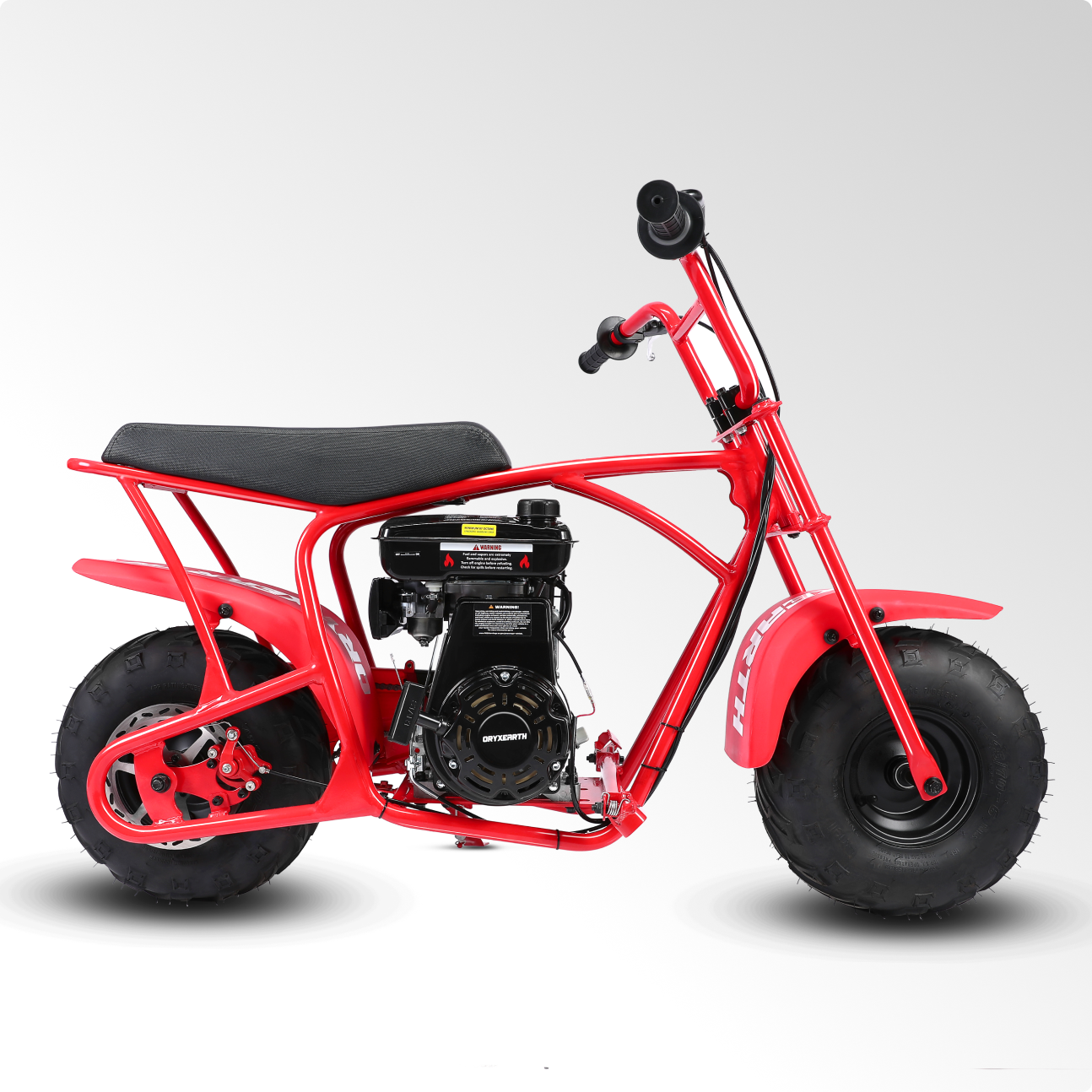 Oryxearth 105CC Kids Dirt Bike - 4-Stroke Gas Mini Motorcycle for Off-Road & Trail Riding, EPA Approved, Supports 185 LBS (Up to 28 MPH), for Adults and Teens, Red