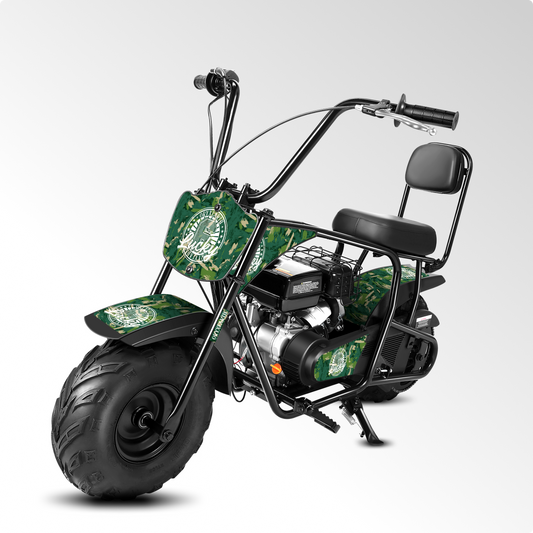 Oryxearth 99CC Mini-Dirtbike mit Benzinantrieb – bis zu 24 MPH, 185 Pfund Tragkraft