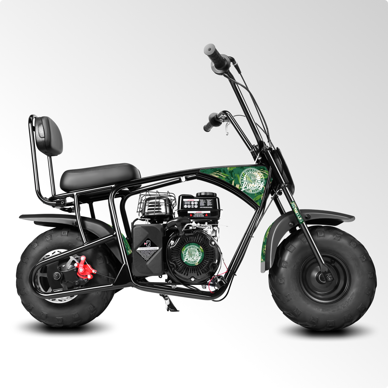 Oryxearth 99CC Mini-Dirtbike mit Benzinantrieb – bis zu 24 MPH, 185 Pfund Tragkraft