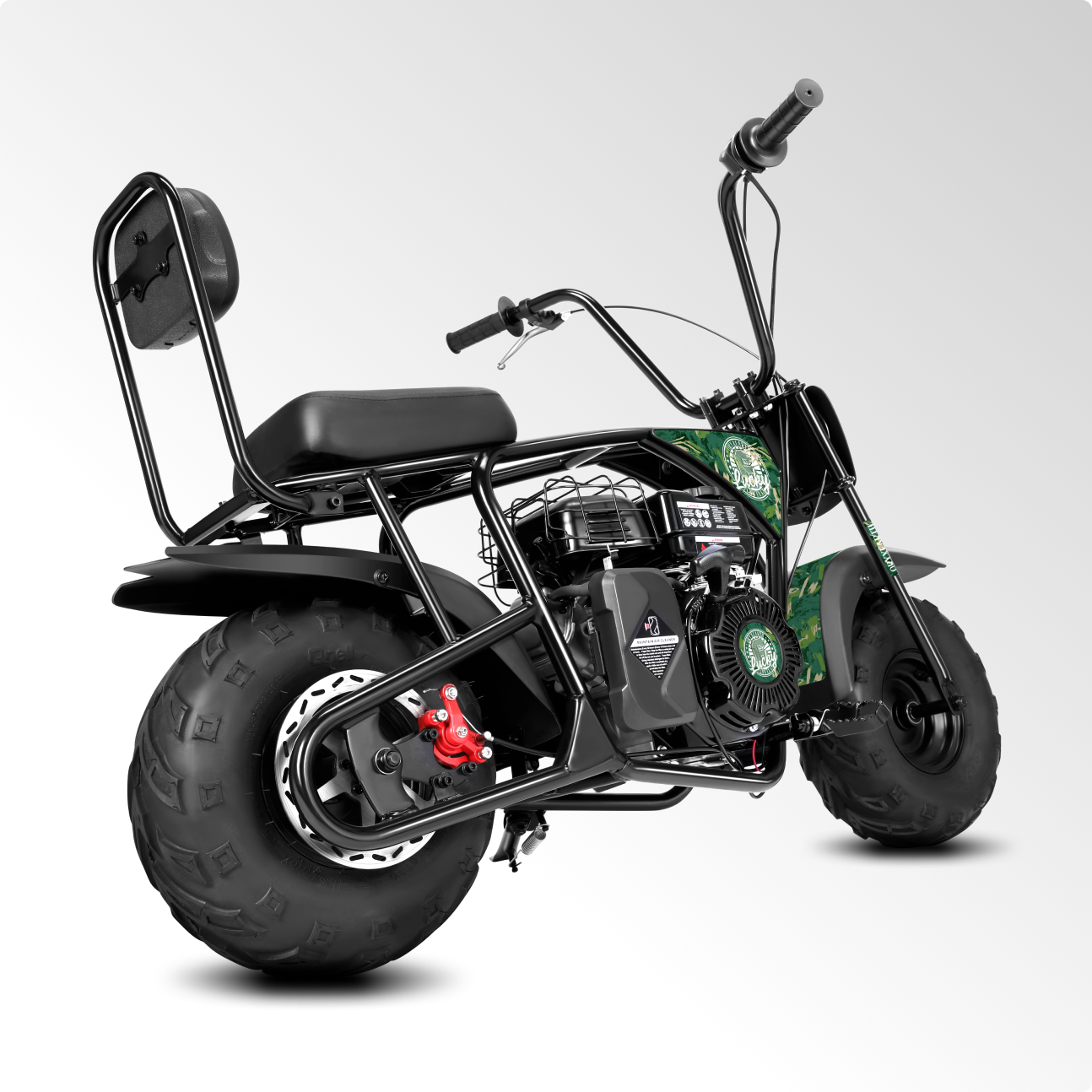 Oryxearth 99CC Mini-Dirtbike mit Benzinantrieb – bis zu 24 MPH, 185 Pfund Tragkraft