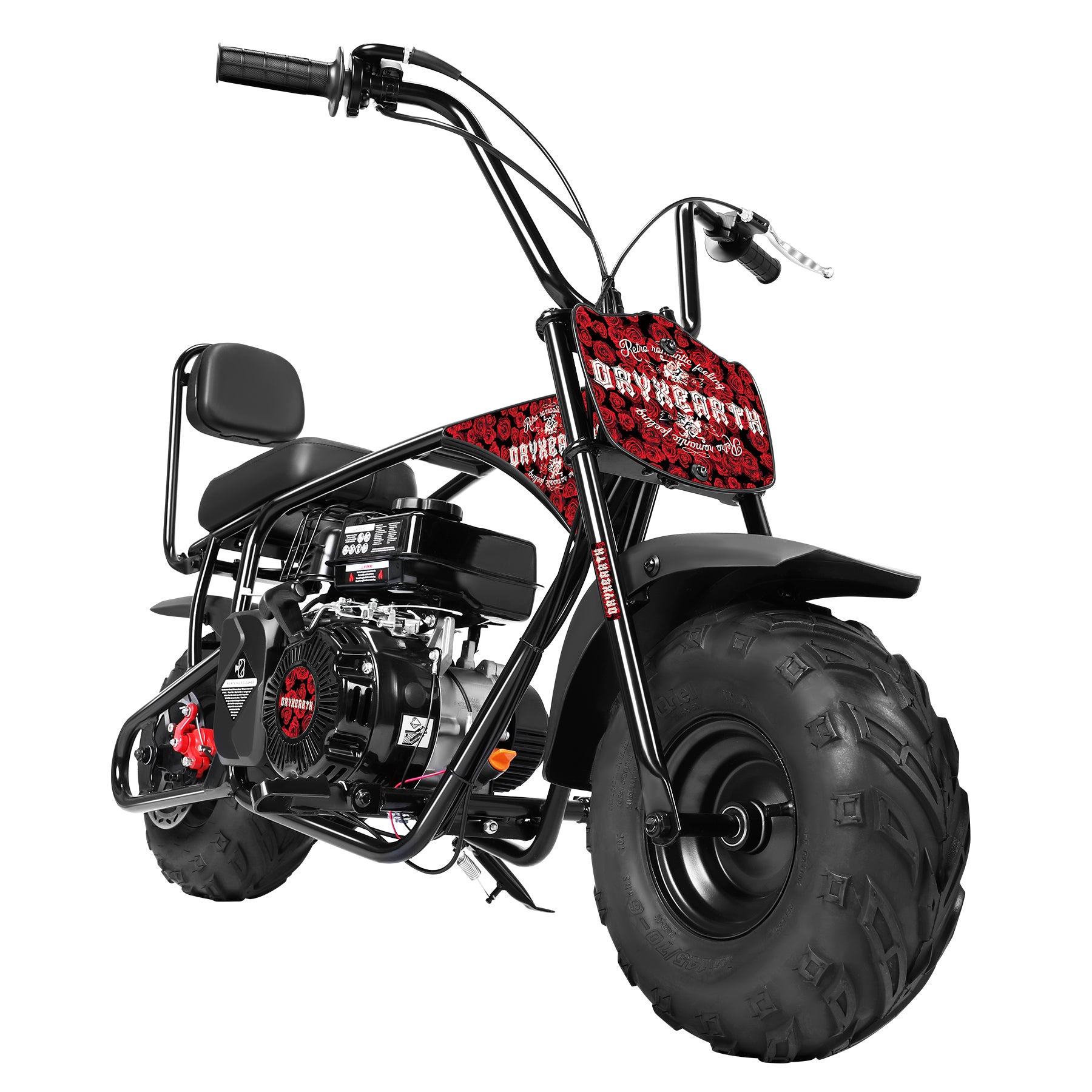 Oryxearth Moto BRM100-4  99cc Off-Road Gas Mini Bike for Adults & Teens — Up to 220 lbs