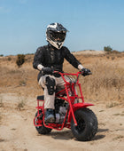 Oryxearth BRM100P-1 105CC Off-Road Gas Mini Bike for Adults & Teens, Red Edition, Up to 220 lbs
