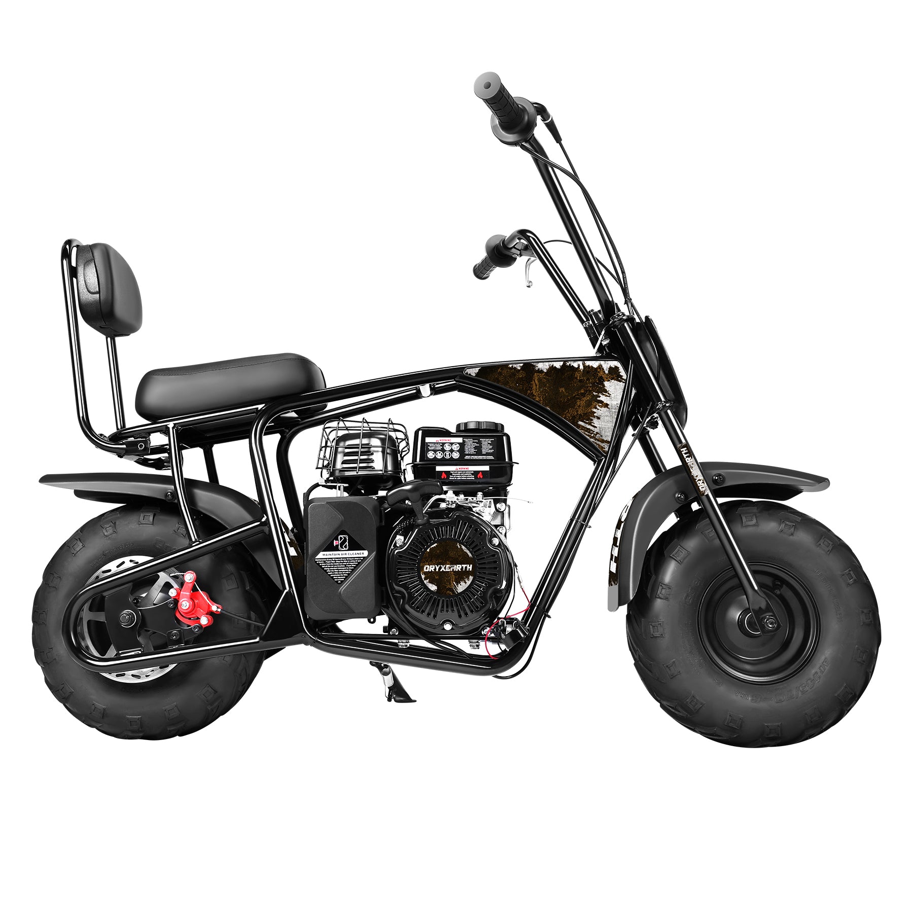 Oryxearth Moto BRM100-4  99cc Off-Road Gas Mini Bike for Adults & Teens — Up to 220 lbs