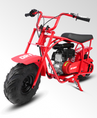 Oryxearth 105CC Kids Dirt Bike - 4-Stroke Gas Mini Motorcycle for Off-Road & Trail Riding, EPA Approved, Supports 185 LBS (Up to 28 MPH), for Adults and Teens, Red
