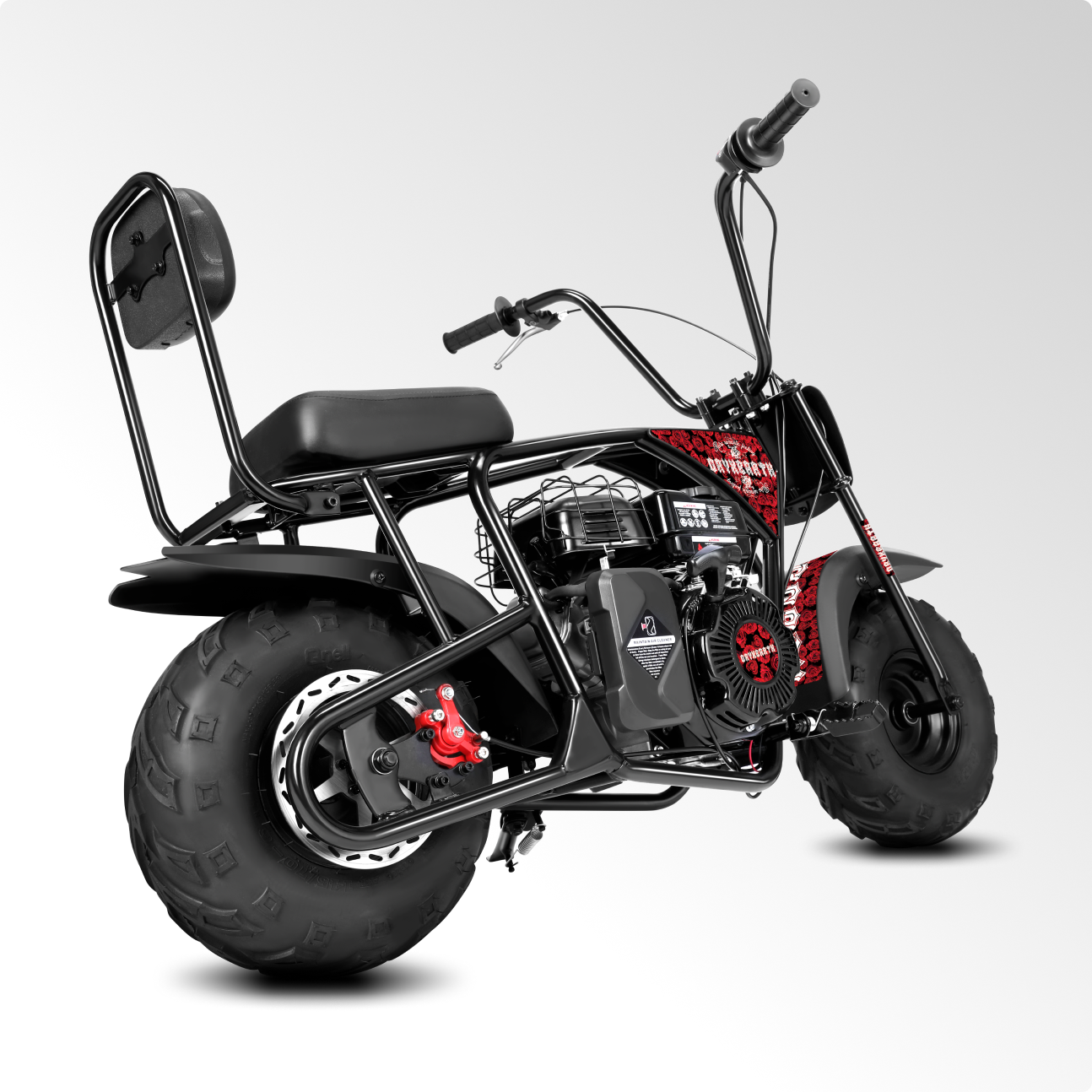 Oryxearth 99CC Mini-Dirtbike mit Benzinantrieb – bis zu 24 MPH, 185 Pfund Tragkraft