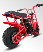 Oryxearth 105CC Kids Dirt Bike - 4-Stroke Gas Mini Motorcycle for Off-Road & Trail Riding, EPA Approved, Supports 185 LBS (Up to 28 MPH), for Adults and Teens, Red