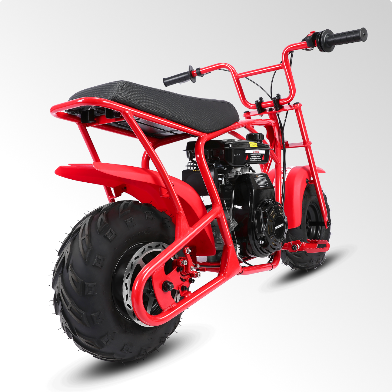 Oryxearth 105CC Kids Dirt Bike - 4-Stroke Gas Mini Motorcycle for Off-Road & Trail Riding, EPA Approved, Supports 185 LBS (Up to 28 MPH), for Adults and Teens, Red