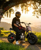Oryxearth BRM100P-1 105CC Off-Road Mini Bike for Adults & Teens, 4-Stroke Engine, Pull Start, Supports Up to 220lbs