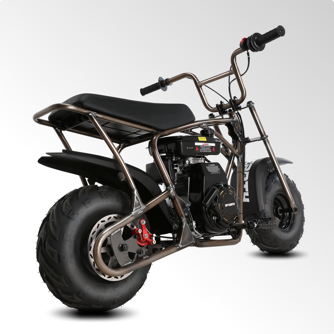 BRM100P-1 Gas Mini Bike-Rust Brown,Up to 28 MPH