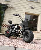 Oryxearth BRM100-4 99CC Off-Road Gas Mini Bike for Adults & Teens, Limited Edition Gold, Supports Up to 220 lbs