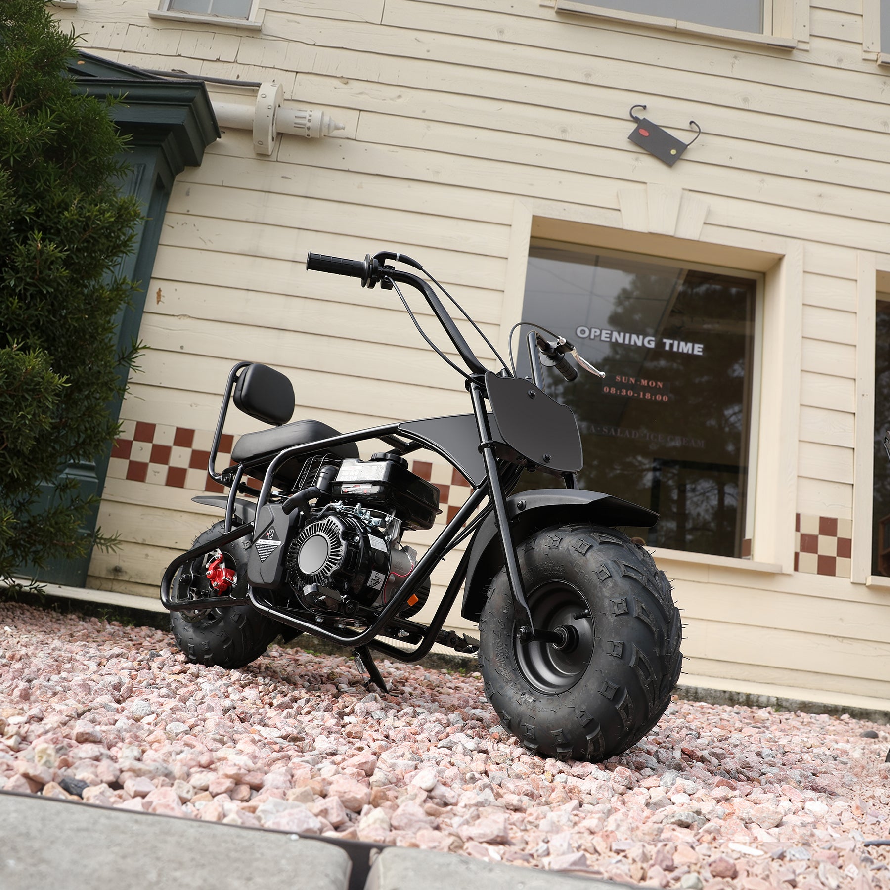 Oryxearth BRM100-4 99CC Off-Road Gas Mini Bike for Adults & Teens, Limited Edition Gold, Supports Up to 220 lbs